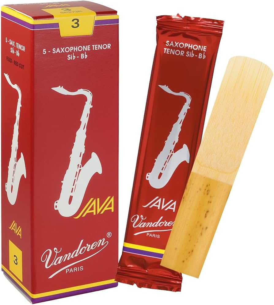 Amazon.com: Vandoren SR273R Tenor Sax JAVA Red Reeds Strength 3
